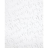 Prägekarton Milano, ca. 50 x 70 cm, 220g/m² - Weiß Prägekarton Milano, ca. 50 x 70 cm, 220g/m² - Weiß von Heyda