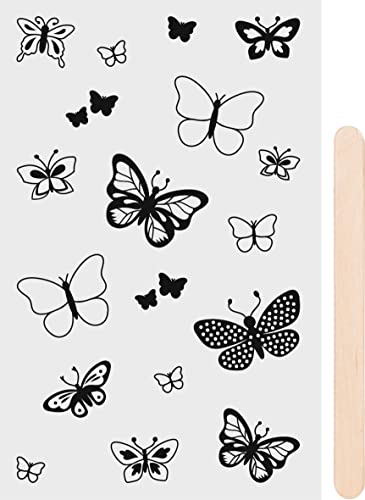 Heyda Schmetterlinge Schwarz Sticker Dekorative Sticker Kunststoff Natur Schmetterling Tee Glas Holz 18 Stück Heyda Schmetterlinge Schwarz Sticker Dekorative Sticker Kunststoff Natur Schmetterling Tee Glas Holz 18 Stück von Heyda