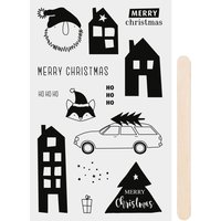 Rubbel-Sticker "Xmas" von Heyda