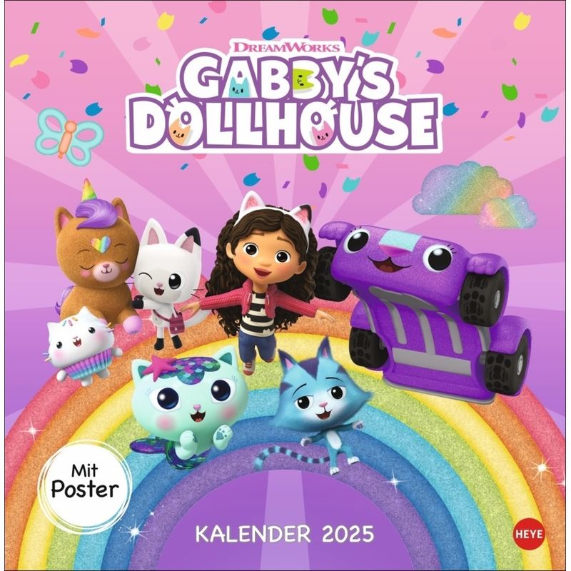 Gabby's Dollhouse  Broschurkalender 2025 von Heye Kalender