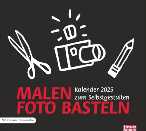Bastelkalender schwarz 2025: times&more Kalender. Kalender selber basteln und mit eigenen Fotos füllen. Der Blanko-Kalender 2025 für Ihre ganz persönliche Gestaltung. (Foto-/Bastelkalender Heye) Bastelkalender schwarz 2025: times&more Kalender. Kalender selber basteln und mit eigenen Fotos füllen. Der Blanko-Kalender 2025 für Ihre ganz persönliche Gestaltung. (Foto-/Bastelkalender Heye) von Heye