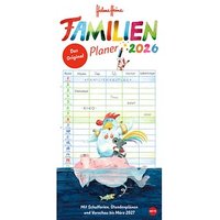 Heye Familienkalender Helme Heine 2026 von Heye