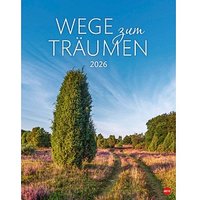 Heye Monats-Wandkalender Wege zum Träumen 2026 von Heye