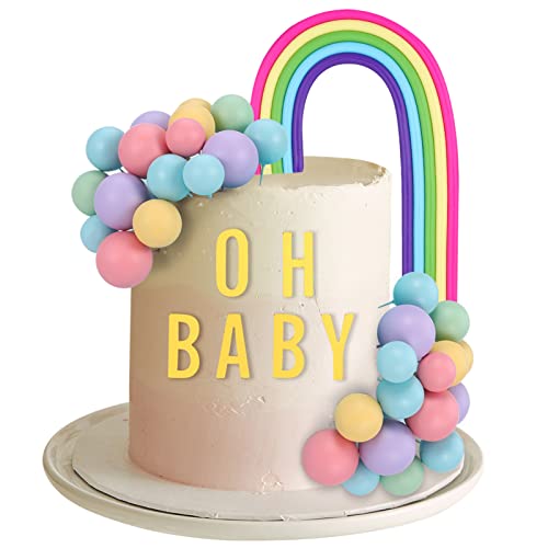 Heyu-Lotus 38 Stück Tortendeko Kugeln Bunte Schaum Ball Torten Topper mit Weiche Keramische Regenbogen Tortenstecker Acrylbuchstaben Kuchen Deko für DIY Hochzeit Geburtstag Mädchen Jungen Heyu-Lotus 38 Stück Tortendeko Kugeln Bunte Schaum Ball Torten Topper mit Weiche Keramische Regenbogen Tortenstecker Acrylbuchstaben Kuchen Deko für DIY Hochzeit Geburtstag Mädchen Jungen von Heyu-Lotus