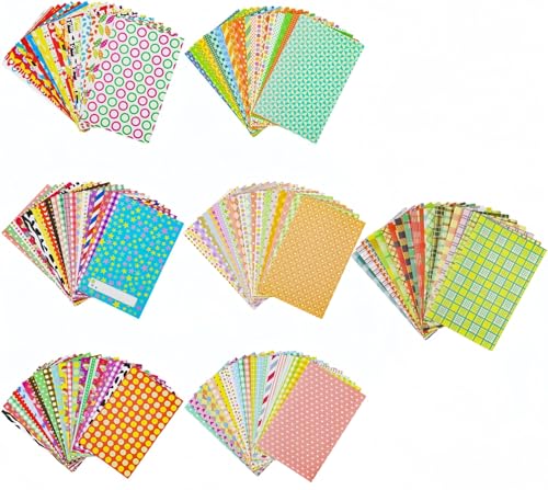 Heyumybit 140 Stück Mini-Sofortbildrahmen,Film Aufkleber Fotorahmen,Bunte Papier-Bilderrahmen für Mini 9/8/7S/70/26/50S/90 Kamera Film Polaroid Kamera Foto Photo Decorative Stickers von Heyumybit