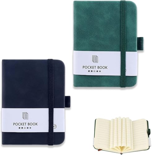 Heyumybit Notizbuch A7,2 Stück Notizblock A7,Pocket Mini Notizblock,Kleines mit Gummizugverschluss,Notizbuch Klein mit 200 Seiten für Tagebuch,Schule,Arbeit,Reisetagebuch,Tagesplaner Heyumybit Notizbuch A7,2 Stück Notizblock A7,Pocket Mini Notizblock,Kleines mit Gummizugverschluss,Notizbuch Klein mit 200 Seiten für Tagebuch,Schule,Arbeit,Reisetagebuch,Tagesplaner von Heyumybit