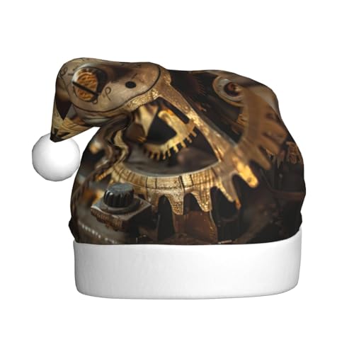 Hgvcse Weihnachtliche Weihnachtsmann-Uhr, Zahnradmütze, Elfe, lustig, lustig, festlich, Party, Verkleidung, Winterdekoration Hgvcse Weihnachtliche Weihnachtsmann-Uhr, Zahnradmütze, Elfe, lustig, lustig, festlich, Party, Verkleidung, Winterdekoration von Hgvcse