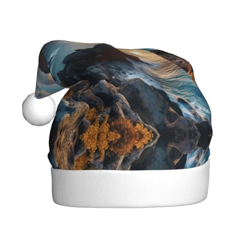 Hgvcse Weihnachtsmann-Steine, blaues Meer, Ozean, Sonnenaufgang, Berghut, Erwachsene, Elfe, lustig, lustig, festlich, Party, Verkleidung, Winterdekoration Hgvcse Weihnachtsmann-Steine, blaues Meer, Ozean, Sonnenaufgang, Berghut, Erwachsene, Elfe, lustig, lustig, festlich, Party, Verkleidung, Winterdekoration von Hgvcse