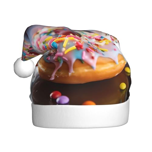 Hgvcse Weihnachtsmütze, Donut-Hut, für Erwachsene, lustig, lustig, festlich, Party, Verkleidung, Winterdekoration Hgvcse Weihnachtsmütze, Donut-Hut, für Erwachsene, lustig, lustig, festlich, Party, Verkleidung, Winterdekoration von Hgvcse