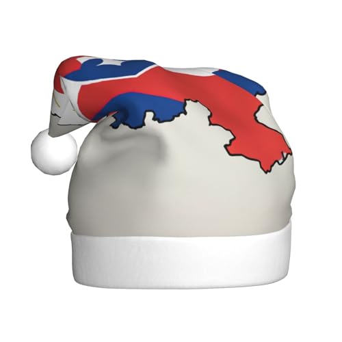 Hgvcse Weihnachtsmütze, Motiv: Weihnachtsmann, Slowakei, Map01, für Erwachsene, lustig, lustig, festlich, Party, Verkleidung, Winterdekoration Hgvcse Weihnachtsmütze, Motiv: Weihnachtsmann, Slowakei, Map01, für Erwachsene, lustig, lustig, festlich, Party, Verkleidung, Winterdekoration von Hgvcse