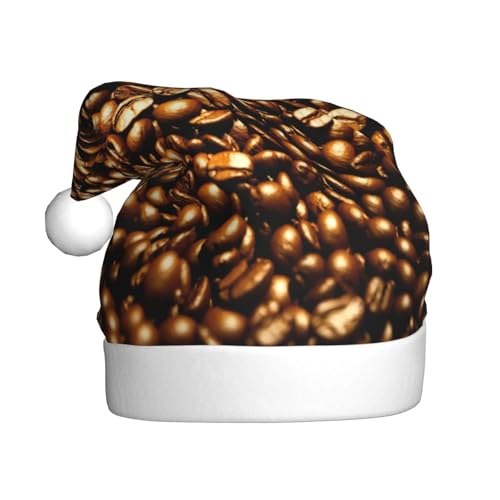 Hgvcse Weihnachtsmütze, Weihnachtsmann, lustige geröstete Kaffeebohnen, Hüte, Erwachsene, Elfe, lustig, lustig, festlich, Party, Verkleidung, Winterdekoration Hgvcse Weihnachtsmütze, Weihnachtsmann, lustige geröstete Kaffeebohnen, Hüte, Erwachsene, Elfe, lustig, lustig, festlich, Party, Verkleidung, Winterdekoration von Hgvcse