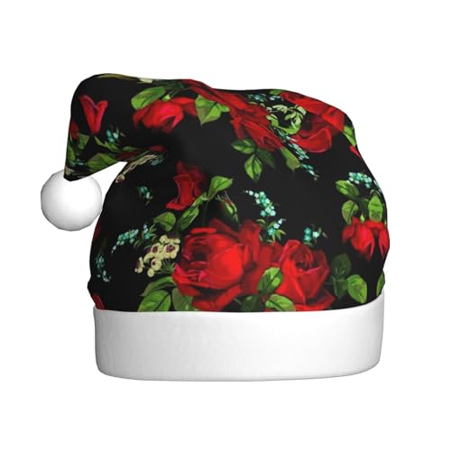 Hgvcse Weihnachtsmütze, Weihnachtsmann, schöne Rose, Geschenk für Erwachsene, Elfe, lustig, lustig, festlich, Party, Verkleidung, Winterdekoration Hgvcse Weihnachtsmütze, Weihnachtsmann, schöne Rose, Geschenk für Erwachsene, Elfe, lustig, lustig, festlich, Party, Verkleidung, Winterdekoration von Hgvcse