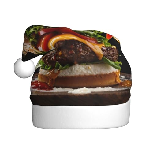 Hgvcse Weihnachtsmütze mit Weihnachtsmann-Motiv, für Erwachsene, Elfe, lustig, lustig, festlich, Party, Verkleidung, Winterdekoration Hgvcse Weihnachtsmütze mit Weihnachtsmann-Motiv, für Erwachsene, Elfe, lustig, lustig, festlich, Party, Verkleidung, Winterdekoration von Hgvcse