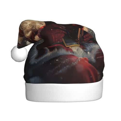 Hgvcse Weihnachtsmützen für Erwachsene, lustig, lustig, festlich, Party, Verkleidung, Winterdekoration Hgvcse Weihnachtsmützen für Erwachsene, lustig, lustig, festlich, Party, Verkleidung, Winterdekoration von Hgvcse