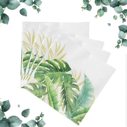 40 Stück Servietten Eukalyptus, 33 x 33 cm Servietten Grüne Palmenblätter, Servietten Hochzeit, Grün Vintage Eukalyptus Papierserviette für Partys, Geburtstag, Feiern, Tischdekorationen 40 Stück Servietten Eukalyptus, 33 x 33 cm Servietten Grüne Palmenblätter, Servietten Hochzeit, Grün Vintage Eukalyptus Papierserviette für Partys, Geburtstag, Feiern, Tischdekorationen von HhBdy