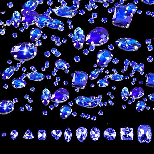 Strasssteine zum Aufnähen, 210 Glitter Stones Rhinestones Acrylic Sew on Rhinestones Various Shapes Gemstone Decorative Rhinestone,Kristalle eignen sich zur DIY-Dekoration von Kleidung Strasssteine zum Aufnähen, 210 Glitter Stones Rhinestones Acrylic Sew on Rhinestones Various Shapes Gemstone Decorative Rhinestone,Kristalle eignen sich zur DIY-Dekoration von Kleidung von HhBdy