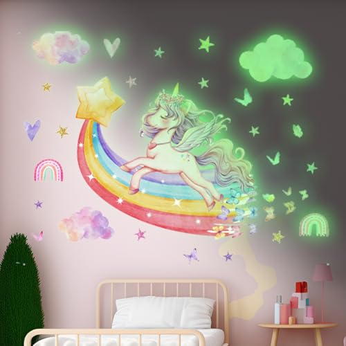 Regenbogen Leuchtsticker Leuchtender Einhorn im Dunkeln Leuchtender Einhorn-Wandaufkleber Wandtattoo Regenbogen Einhorn Wasserdicht Fluoreszierende Aufkleber Leuchtende Aufkleber für Raumdekoration Regenbogen Leuchtsticker Leuchtender Einhorn im Dunkeln Leuchtender Einhorn-Wandaufkleber Wandtattoo Regenbogen Einhorn Wasserdicht Fluoreszierende Aufkleber Leuchtende Aufkleber für Raumdekoration von HhBdy