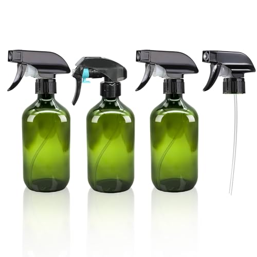 Hhverse 3 Stück Zerstäuber Sprühflasche 500ml Leere Sprühflaschen zum Befüllen Spray Bottle Mit Zwei Arten von Sprühköpfen Spritzflasche für Pflanzen, Haare, Reinigung von Hhverse