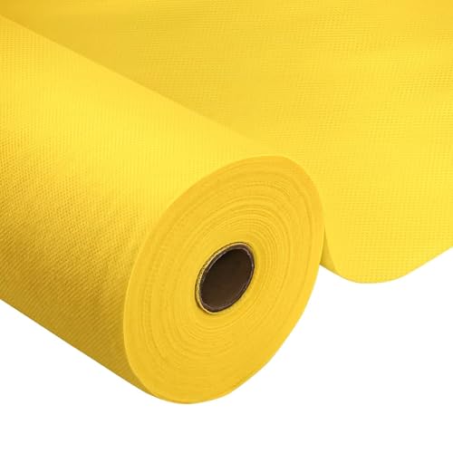 Tischdeckenrolle,Gelb,1 x 25m,1 Rolle Tischdecke,Einweg Vlies Stoffähnlich,ideal für Jede Party,Hochzeit,Geburtstagsfeier,Gastronomie,Größe und Farbe nach Wahl Tischdeckenrolle,Gelb,1 x 25m,1 Rolle Tischdecke,Einweg Vlies Stoffähnlich,ideal für Jede Party,Hochzeit,Geburtstagsfeier,Gastronomie,Größe und Farbe nach Wahl von HiBeauty PRO