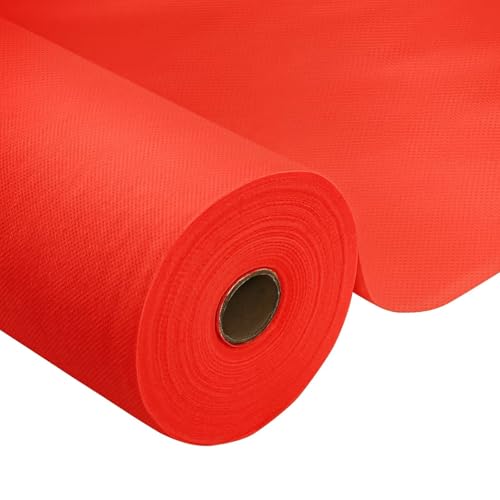Tischdeckenrolle,Rot,0.5 x 25m,1 Rolle Tischdecke,Einweg Vlies Stoffähnlich,ideal für Jede Party,Hochzeit,Geburtstagsfeier,Gastronomie,Größe und Farbe nach Wahl Tischdeckenrolle,Rot,0.5 x 25m,1 Rolle Tischdecke,Einweg Vlies Stoffähnlich,ideal für Jede Party,Hochzeit,Geburtstagsfeier,Gastronomie,Größe und Farbe nach Wahl von HiBeauty PRO