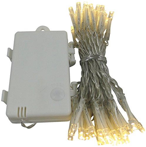 Led Lichterkette Batterie Timer 144 Lämpchen warmweiß für innen und außen Led Lichterkette Batterie Timer 144 Lämpchen warmweiß für innen und außen von HiT