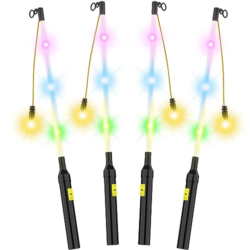Hianjoo 4 Stück Laternenstab mit LED für St. Martin, 50cm LED Elektronischer Laternenstab für Laternenfest, Partys, Halloween, Weihnachten - Transparent Hianjoo 4 Stück Laternenstab mit LED für St. Martin, 50cm LED Elektronischer Laternenstab für Laternenfest, Partys, Halloween, Weihnachten - Transparent von Hianjoo