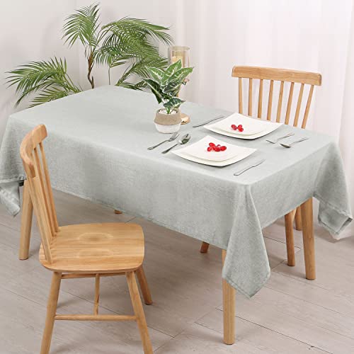 Hiasan Tischdecke Leinenoptik Eckig Tischtuch Wasserabweisend Tischwäsche, 1 Stück, 160 x 320 cm, Hellgrau Hiasan Tischdecke Leinenoptik Eckig Tischtuch Wasserabweisend Tischwäsche, 1 Stück, 160 x 320 cm, Hellgrau von Hiasan