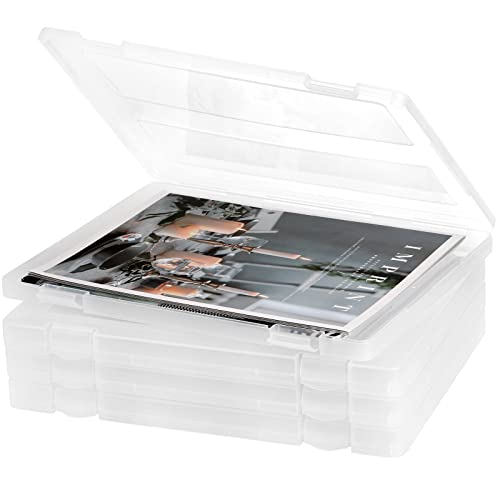 Hiceeden 4 Stück A4-Datei Tragbarer Projektkoffer,Kunststoff-Aufbewahrungsbox Trasparent Scrapbook Papier Aufbewahrungsbox Durchsichtige Organizer A4 für Zeitschriften, Bürobedarf, Schule Hiceeden 4 Stück A4-Datei Tragbarer Projektkoffer,Kunststoff-Aufbewahrungsbox Trasparent Scrapbook Papier Aufbewahrungsbox Durchsichtige Organizer A4 für Zeitschriften, Bürobedarf, Schule von Hiceeden