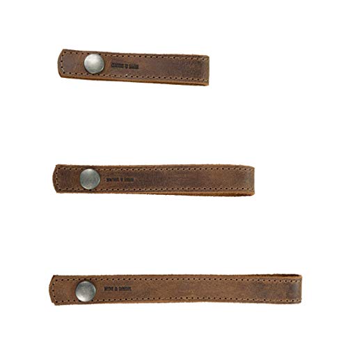 Hide & Drink, Raffhalter aus Leder, für dünne oder dicke Fenstervorhänge, Heim- und Bürodekoration, Zubehör, handgefertigt, 6 Stück Hide & Drink, Raffhalter aus Leder, für dünne oder dicke Fenstervorhänge, Heim- und Bürodekoration, Zubehör, handgefertigt, 6 Stück von Hide & Drink