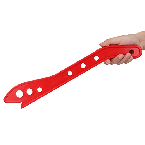 Duable Schiebestock für Tischkreissäge, 42 X 7 X 1, Sicherer Roter Holzsägen-Schiebestock für Schreiner-Tischarbeitsblattfräser von Hidyliu