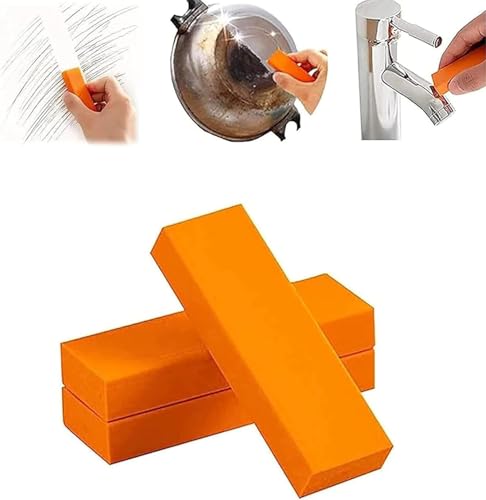 3 Stück Diergummi Für Edelstahl, Edelstahl Dekontaminations Radiergummi, Kalk Und Rostradierer, Radiergummi Zur Rostreinigung Für Töpfe, Wasserkocher, Wasserhähne, Entfernung Von Flecken, Kalk, Rost 3 Stück Diergummi Für Edelstahl, Edelstahl Dekontaminations Radiergummi, Kalk Und Rostradierer, Radiergummi Zur Rostreinigung Für Töpfe, Wasserkocher, Wasserhähne, Entfernung Von Flecken, Kalk, Rost von Hiemible