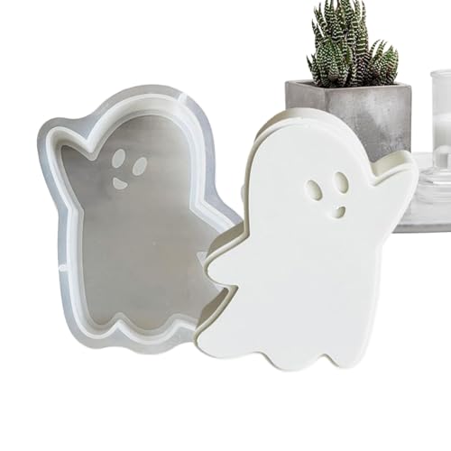 Hiemible Halloween Silikoneformen,Kerzenherstellung Formen | Handgemachte Dekorationsfiguren Gipsformen Für Knete Epoxidharz Anhänger Seife Schokolade Pralinen von Hiemible