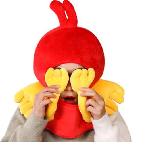 Hiemible Hühner Kostümhüte Für Erwachsene,Lustiges Halloween Kostüm Accessoire Für Damen Herren - Leichtes Festzubehör Weiches Kopfkostüm Für Damen Herren Kinder Fasching Kostümfest Maskenball Hiemible Hühner Kostümhüte Für Erwachsene,Lustiges Halloween Kostüm Accessoire Für Damen Herren - Leichtes Festzubehör Weiches Kopfkostüm Für Damen Herren Kinder Fasching Kostümfest Maskenball von Hiemible