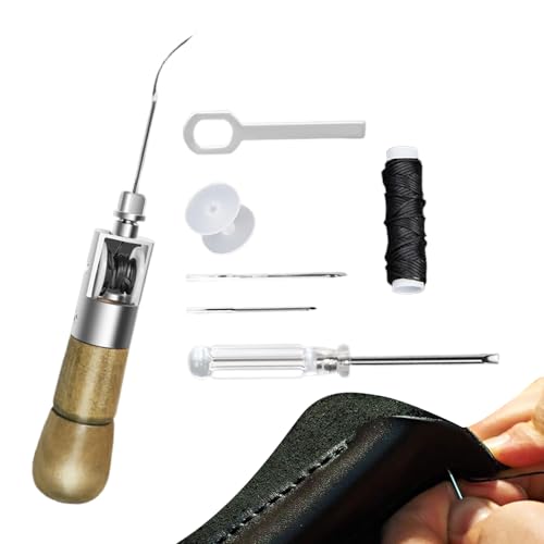 Hiemible Ledercouch Reparaturset - Umfassendes Buchbinderset - Polsternähgarn Für Möbel, Taschen Und Stühle Hiemible Ledercouch Reparaturset - Umfassendes Buchbinderset - Polsternähgarn Für Möbel, Taschen Und Stühle von Hiemible