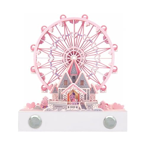 3D Riesenrad-Notizblock, dreidimensional, Urlaubs-Notizblock, Geschenknotiz, Schnitzerei, Klebepapier, B3V6, Ornamente, antihaftbeschichtet von Hiessgozy