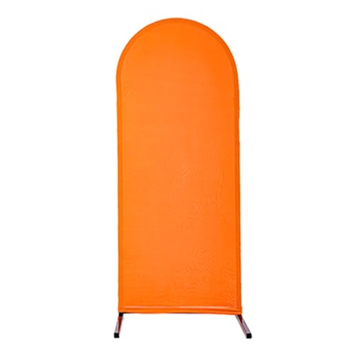 Highdi Bogen-Hintergrund-Abdeckung, Hochzeitsbogen Abdeckung Bogen Hintergrundabdeckungen Oberseite für Hochzeit, Geburtstag, Party, Zeremonie, Bankett Dekoration (4FT,Orange) von Highdi
