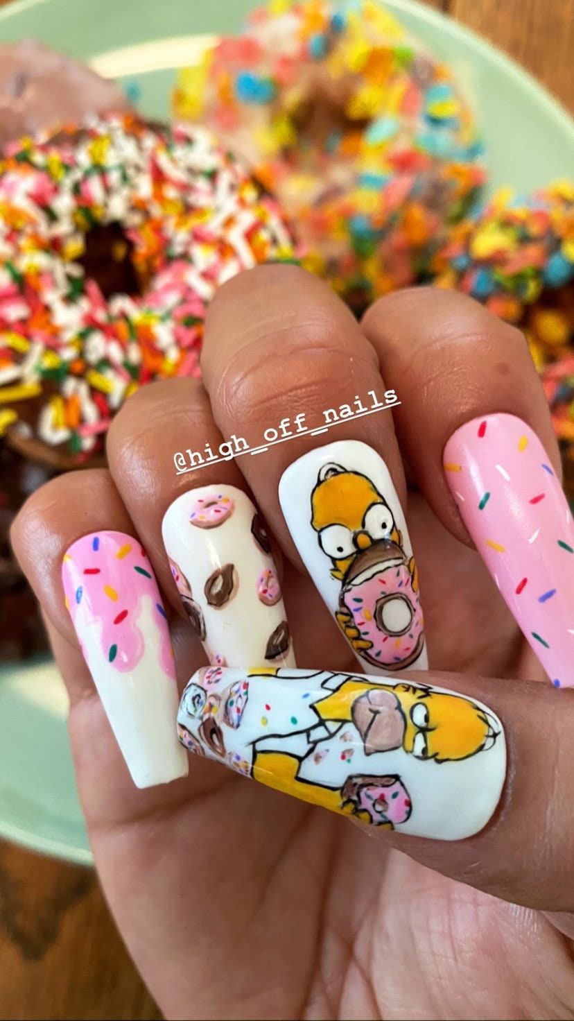 Homer Press-On Es Homer Press-On Es von HighoffnailsStudio