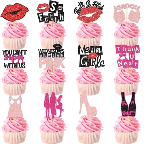 Cupcake-Topper, Prinzessinnen-Kuchendekorationen, glitzernd, Rosa, Cupcake-Topper, Cupcake-Topper, Geburtstag, Mädchen, Prinzessinnen-Thema, Brautparty, Hochzeit, Geburtstag, Partyzubehör, 24 Stück Cupcake-Topper, Prinzessinnen-Kuchendekorationen, glitzernd, Rosa, Cupcake-Topper, Cupcake-Topper, Geburtstag, Mädchen, Prinzessinnen-Thema, Brautparty, Hochzeit, Geburtstag, Partyzubehör, 24 Stück von HigzYovn