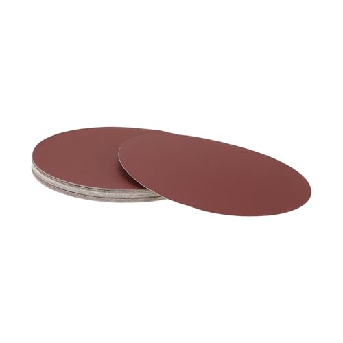 Hihaha 30 Stk Runde Schleifblätter 240 Körnung Haken Und Schleifpapier Universal Für Automotive Lackierung Holzbearbeitung 300x300mm Aluminiumoxid Rot von Hihaha