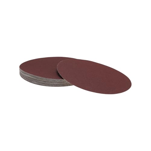 Hihaha 30 Stk Runde Schleifscheiben 100 Körnung Haken Und Schlaufe Schleifblätter Universal Für Automotive Refinishing Holzbearbeitung 228x228mm Aluminiumoxid Rot von Hihaha