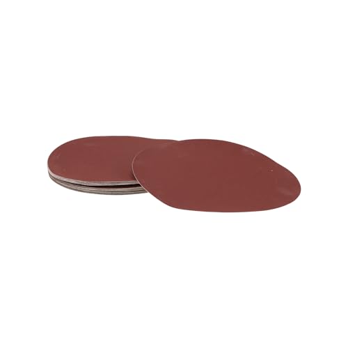 Hihaha 30 Stk Runde Schleifblätter 800 Körnung Haken Und Schlaufe Schleifpapier Universal Für Autolackierung Holzbearbeitung 300x300mm Aluminiumoxid Rot von Hihaha