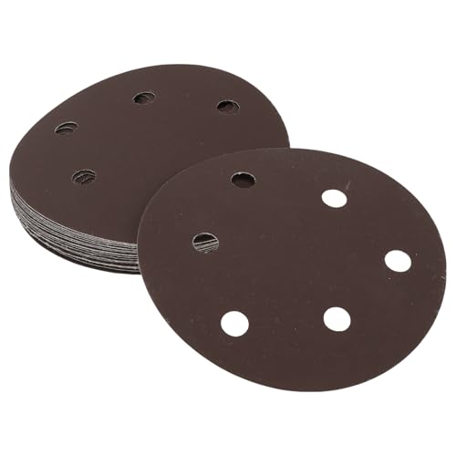 Hihaha Schleifpapier, Klett-Schleifblätter, 125 x 125 mm, Rot, Körnung 1500, rund, effizientes Schleifen und Polieren, Automobilherstellung und Reparatur, Holzbearbeitung Hihaha Schleifpapier, Klett-Schleifblätter, 125 x 125 mm, Rot, Körnung 1500, rund, effizientes Schleifen und Polieren, Automobilherstellung und Reparatur, Holzbearbeitung von Hihaha