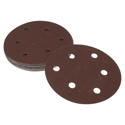 Hihaha Schleifpapier, Klett-Schleifblätter, 125 x 125 mm, Rot, Körnung 400, rund, effizientes Schleifen und Polieren, Automobilherstellung und Reparatur, Holzbearbeitung Hihaha Schleifpapier, Klett-Schleifblätter, 125 x 125 mm, Rot, Körnung 400, rund, effizientes Schleifen und Polieren, Automobilherstellung und Reparatur, Holzbearbeitung von Hihaha