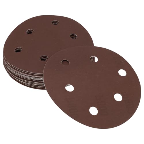 Hihaha Schleifpapier, Klett-Schleifblätter, 125 x 125 mm, Rot, Körnung 800, rund, effizientes Schleifen und Polieren, Automobilherstellung und Reparatur, Holzbearbeitung Hihaha Schleifpapier, Klett-Schleifblätter, 125 x 125 mm, Rot, Körnung 800, rund, effizientes Schleifen und Polieren, Automobilherstellung und Reparatur, Holzbearbeitung von Hihaha