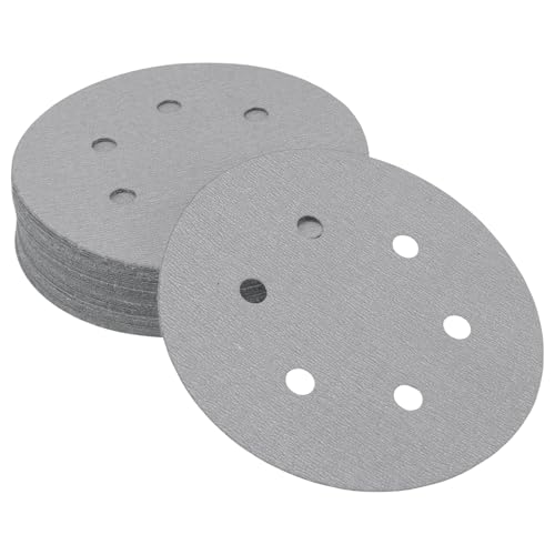 Hihaha Schleifpapier, Klett-Schleifblätter, 150 x 150 mm, Körnung 800, rund, effizientes Schleifen und Polieren, Automobilherstellung und Reparatur, Holzbearbeitung, Weiß Hihaha Schleifpapier, Klett-Schleifblätter, 150 x 150 mm, Körnung 800, rund, effizientes Schleifen und Polieren, Automobilherstellung und Reparatur, Holzbearbeitung, Weiß von Hihaha