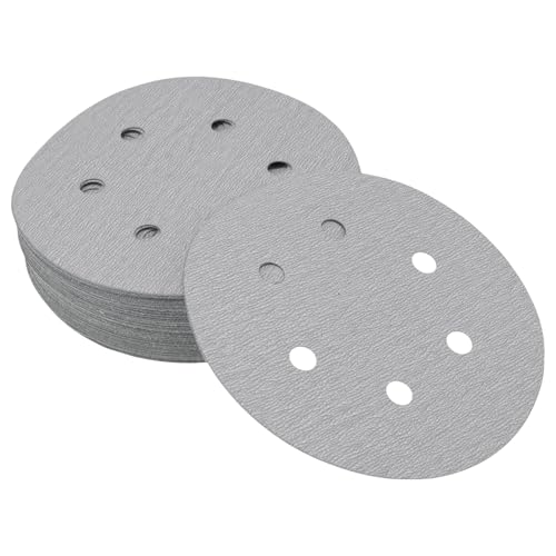 Hihaha Schleifpapier, Klett-Schleifblätter, 150 x 150 mm, weiß, Körnung 1000, rund, effizientes Schleifen und Polieren, Automobilherstellung und Reparatur, Holzbearbeitung Hihaha Schleifpapier, Klett-Schleifblätter, 150 x 150 mm, weiß, Körnung 1000, rund, effizientes Schleifen und Polieren, Automobilherstellung und Reparatur, Holzbearbeitung von Hihaha