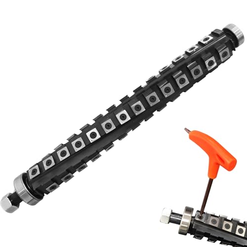 Spiralschneiderkopf für DeWalt DW735 DW735X Dickenhobel mit 56 Hartmetall-Einsätzen, 33 cm von Hiizug