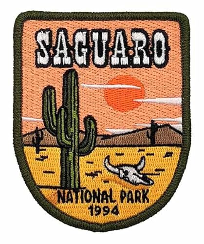 Saguaro National Park Aufnäher zum Aufbügeln von Hike and Draw