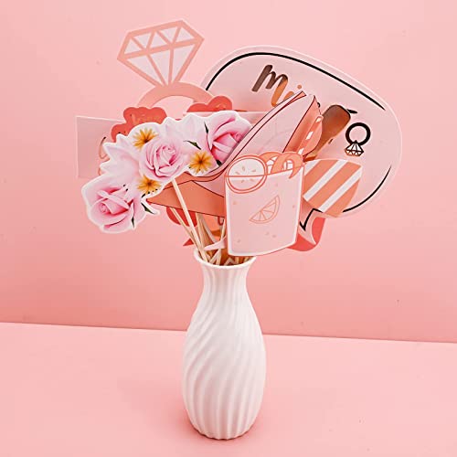 JGA Foto Requisiten 25 Stück JGA Accessoires Frauen JGA Team Bride Photo Booth Junggesellinnenabschied Frauen deko Accessoires fur Bachelorette Party und Bridal Shower von Hileyu