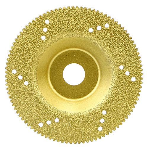 Diamantsägeblatt, Metall Gusseisen Marmor Schneidschleifscheibe 100 x 25mm Fiberglas Schneidscheibenscheibe,Sägeblatt von Hililand